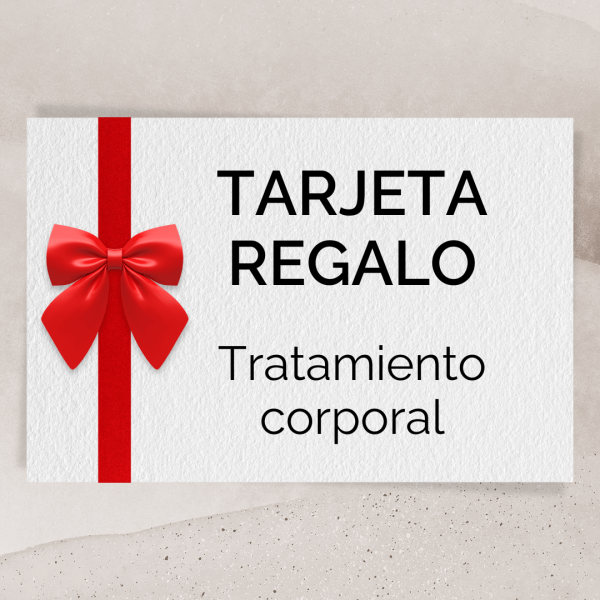 Tarjeta regalo: Tratamiento corporal