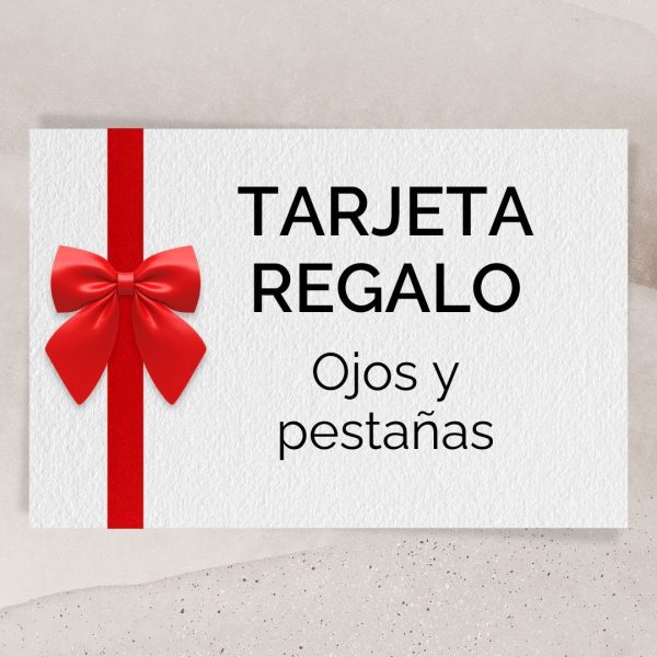 Tarjeta regalo: Ojos y pestañas